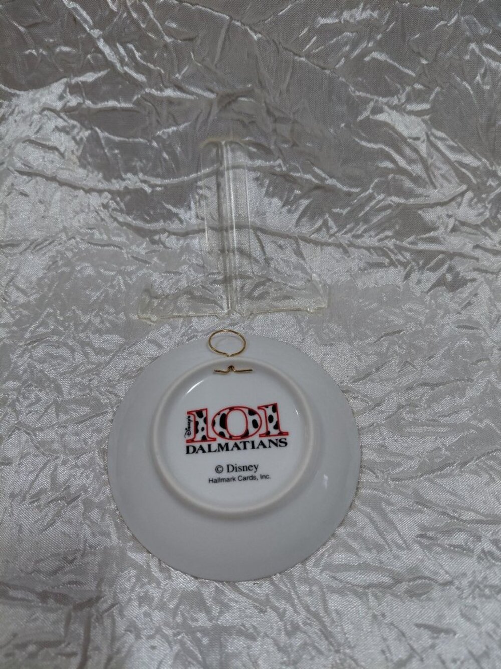 Vtg 101 Dalmatians Collectors Plate Hallmark Keepsake Ornament Disney Edition NO - Picture 2 of 6